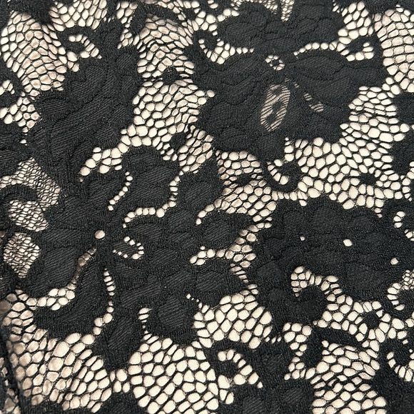 Torrid Black Lace Mock Neck Shift Dress Size 2 Wedding Formal Cocktail Gothic - Picture 12 of 16